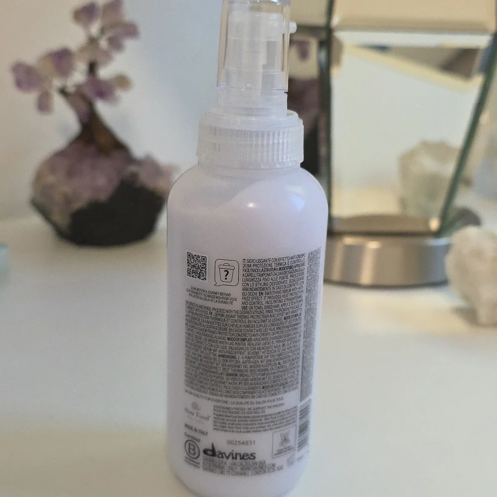 NEW Davines LOVE Smoothing Perfector Thermal Hair Serum Cream
